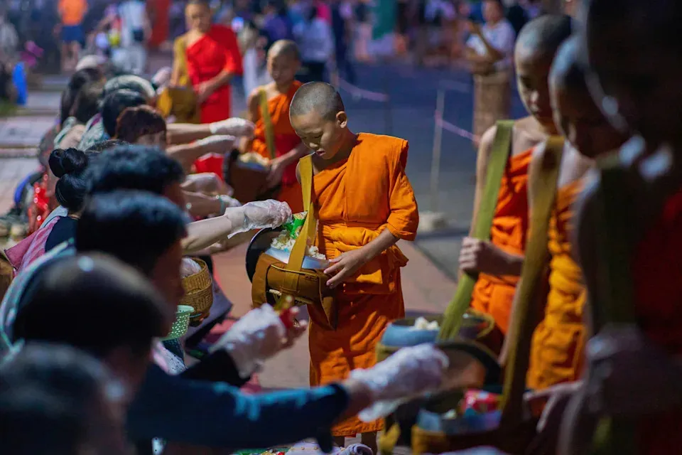 Buddhist Monks in Laos Pray in Area Filled with Unexploded Bombs: Photos