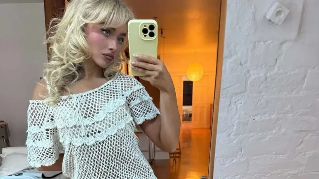 Sabrina Carpenter's Sheer Dress Photo Reveals Cheeky Side Tease