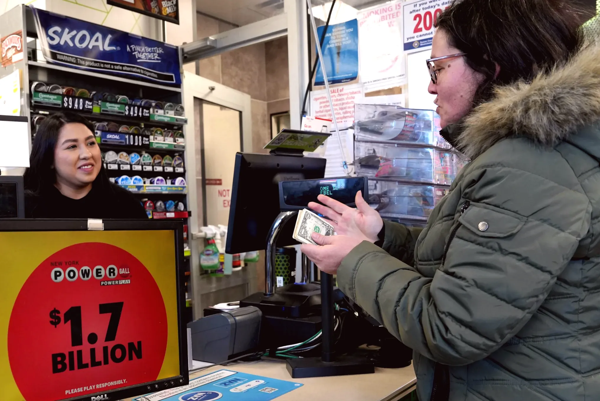 One winning ticket claims $1.8 billion Powerball prize on Christmas Eve