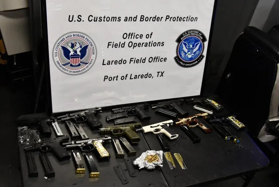 CBP confiscates firearms and ammunition at Texas border crossing