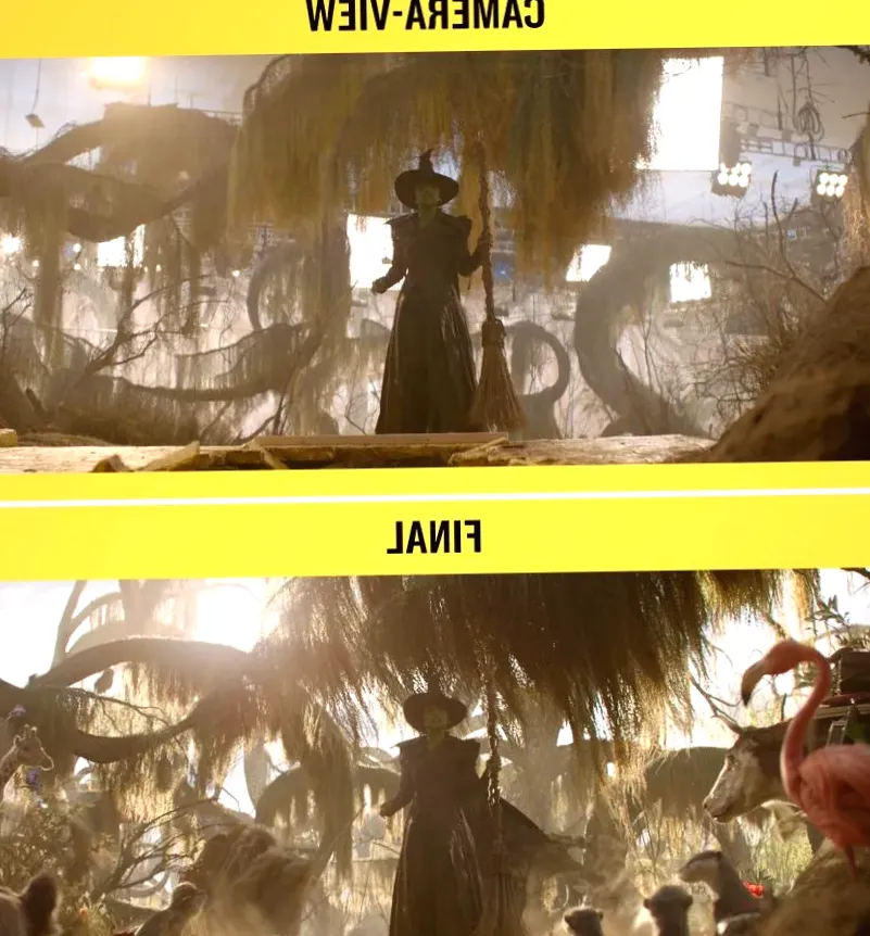 The visual effects team of "Wicked: For Good" faces a big challenge in adding more animals to the 'No Place Like Home' scene.