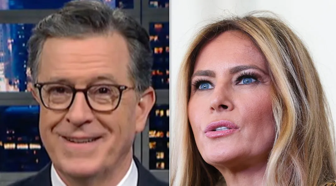 'So Disappointing': Stephen Colbert Mocks Melania Trump's Lackluster Christmas Video
