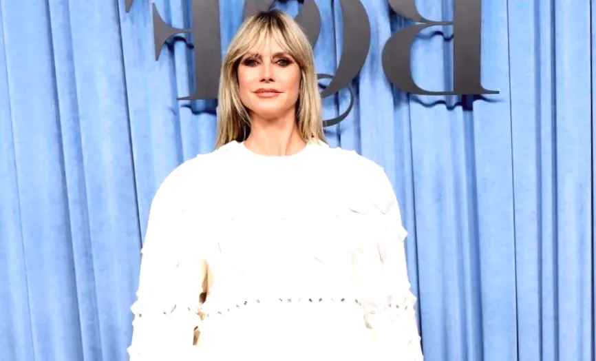 Heidi Klum's Winning Combination: Teeny Tiny Miniskirts and Sheer Tights