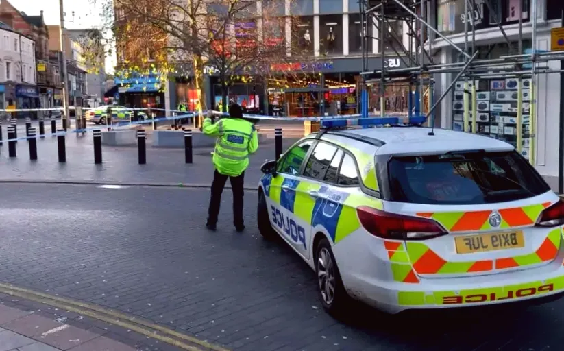 Detention following a 'severe' attack in the city center