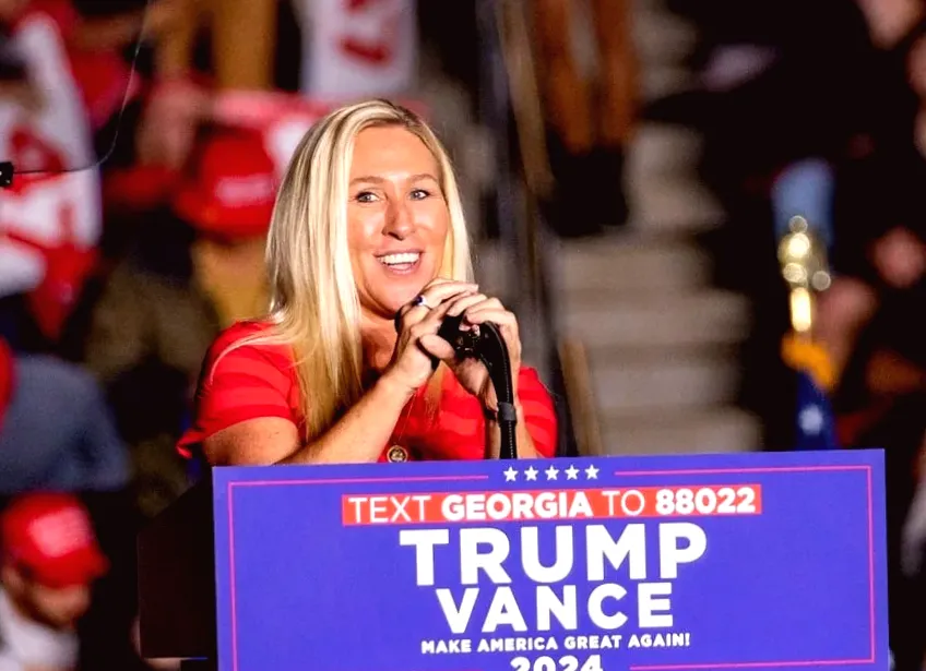 Greene Warns Trump's Denial of Economic Issues May Lead to GOP House Majority Loss