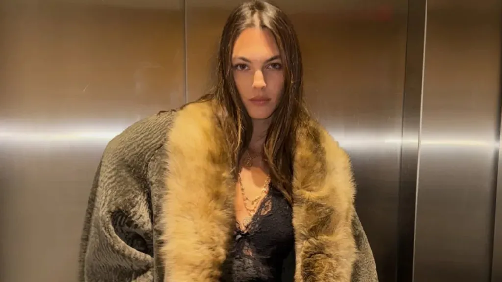 Vittoria Ceretti's Transparent Lace Top Embodies Lingerie Fashion