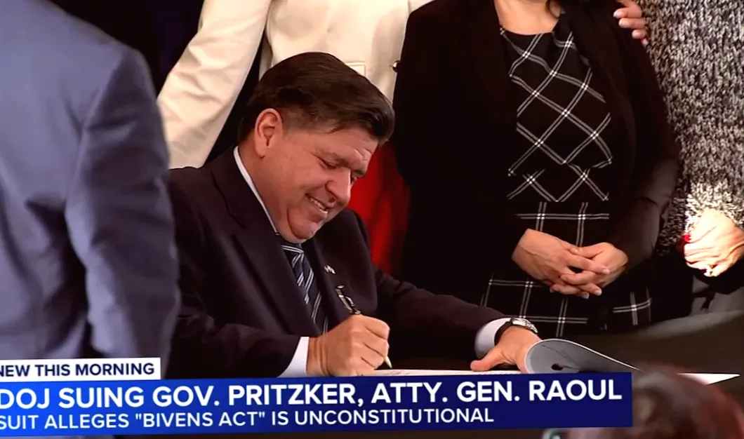 Department of Justice files lawsuit against Governor JB Pritzker and Attorney General Kwame Raoul over legislation safeguarding immigrants in courthouses and hospitals
