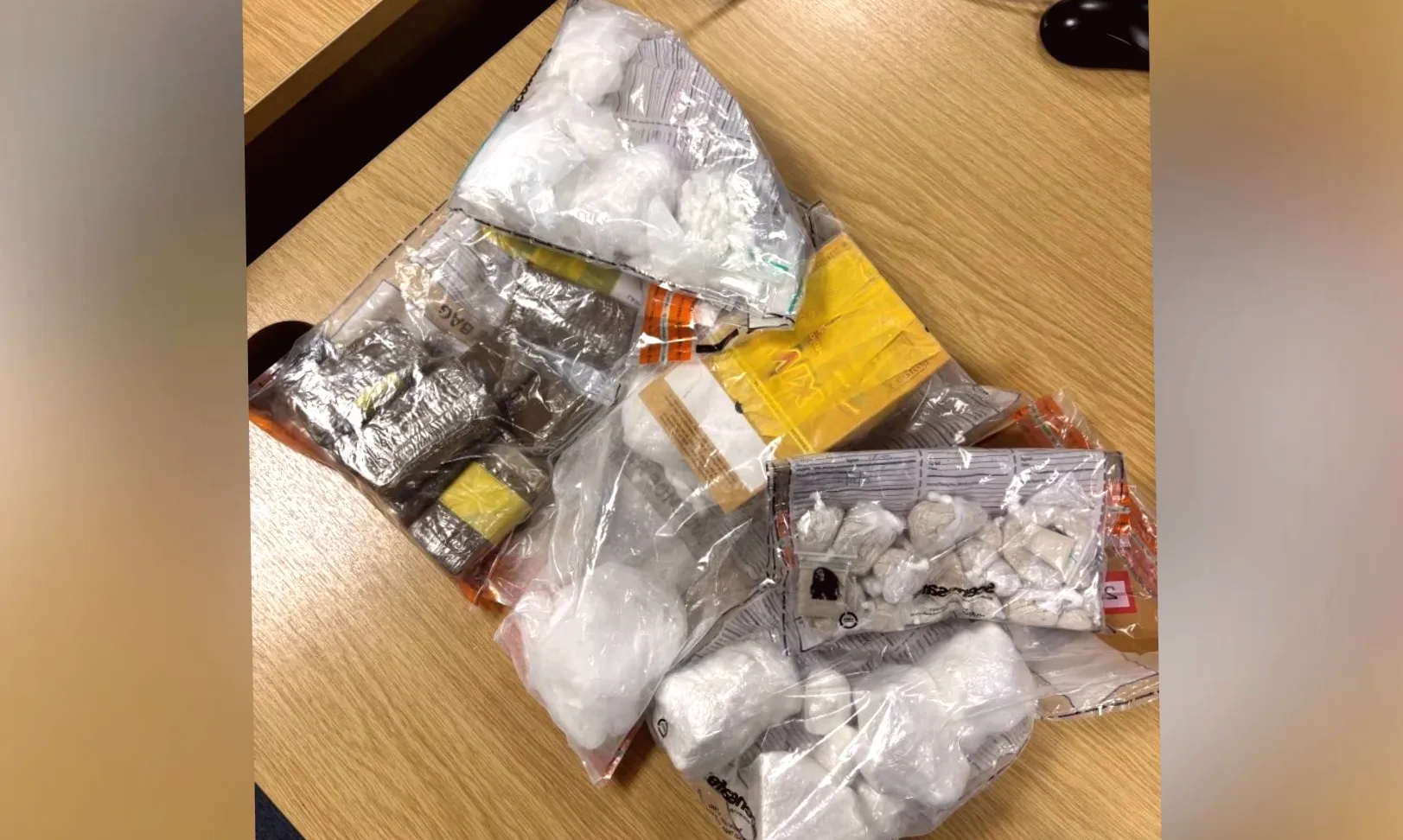 Man taken into custody following discovery of Class A drugs valued at £100,000