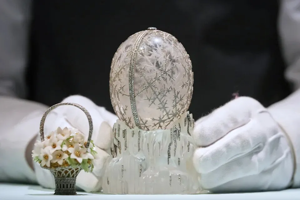 Record-breaking sale of Crystal Fabergé egg to Russian royalty for $30.2 million