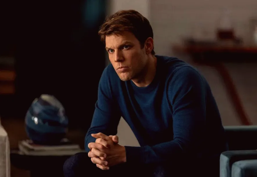 Jake Lacy analyzes the last scene with Sarah Snook in 'All Her Fault'