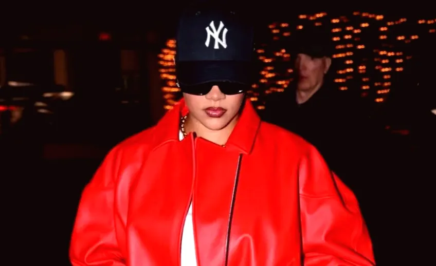 Rihanna opts for a relaxed look in $2,700 Miu Miu Jacket for Dinner
