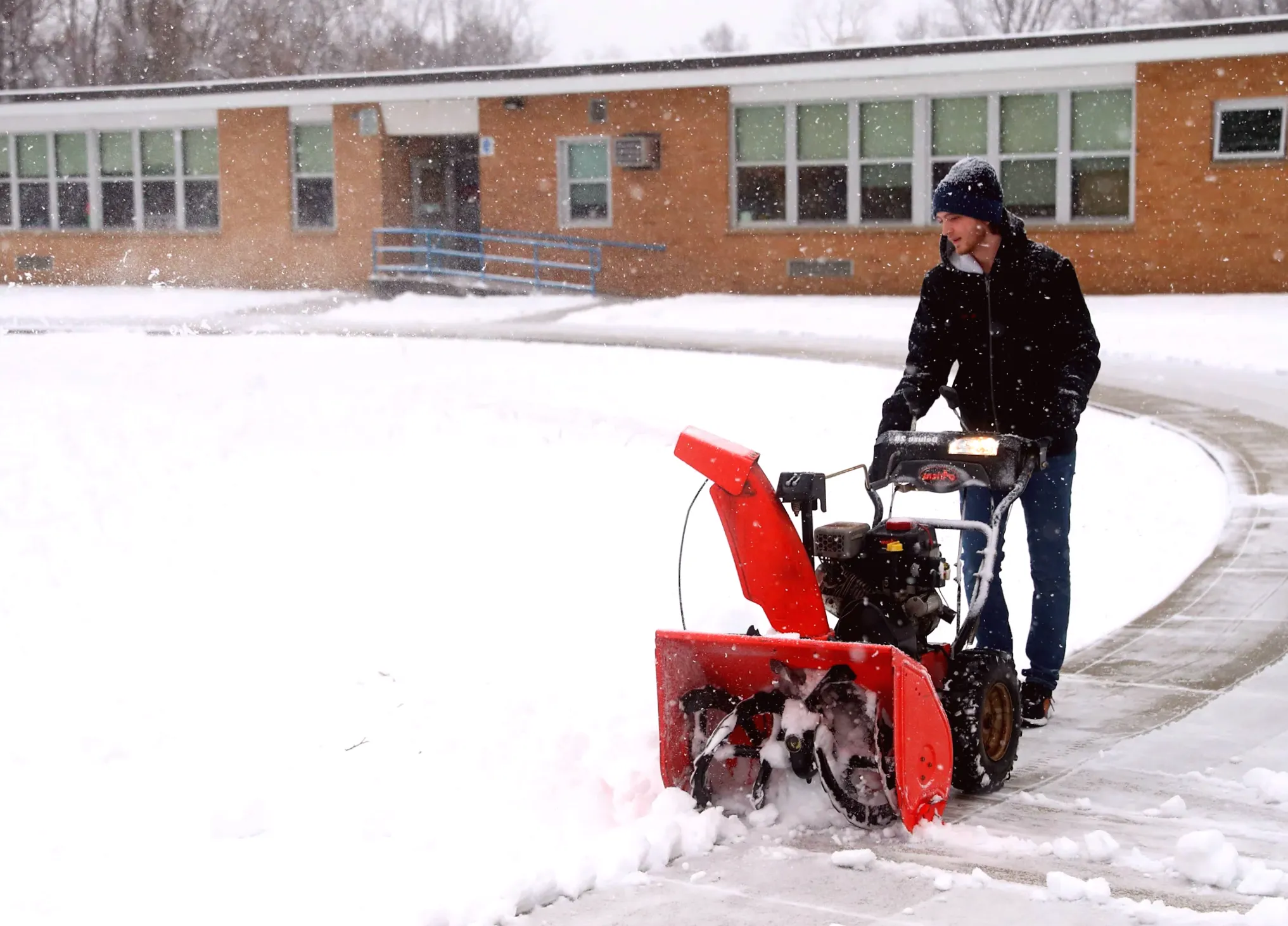The onset of December's Arctic air blast