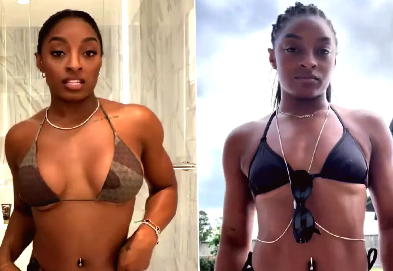 Simone Biles Reveals Before and After Photos of Her Breast Augmentation in Transformation Video