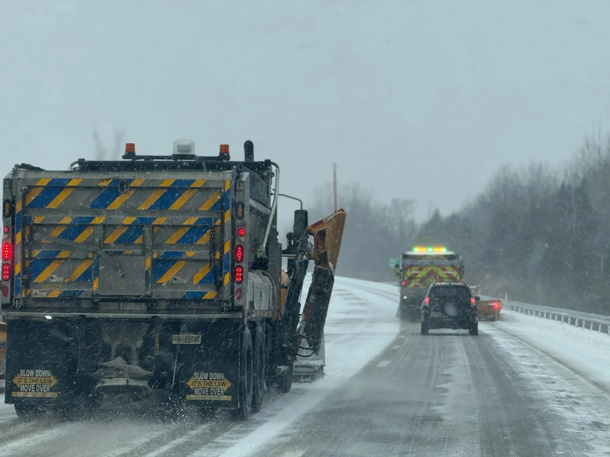 Record-breaking Thanksgiving snowstorm causes treacherous travel conditions