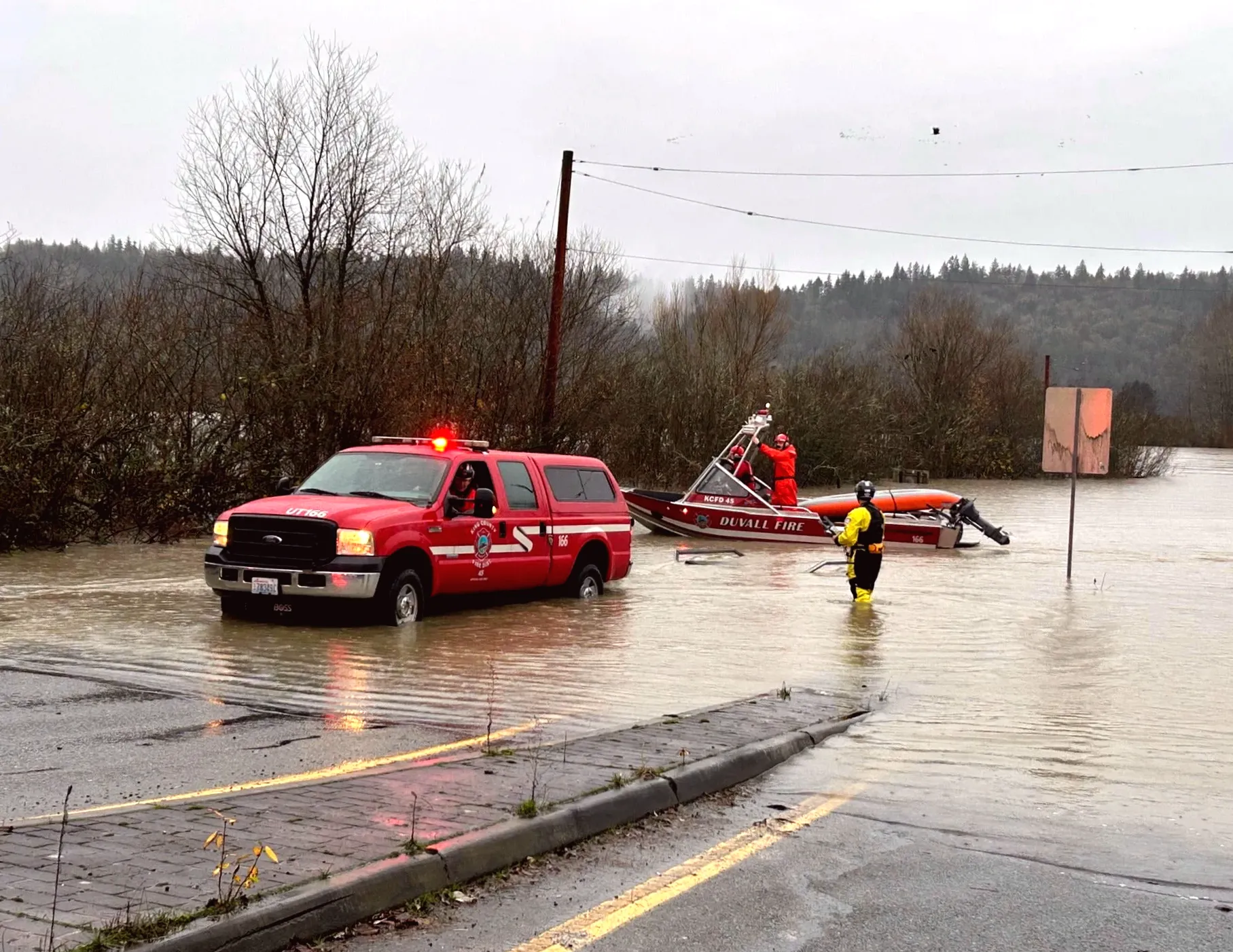 Washington faces historic flooding, entire city evacuated with more rain expected