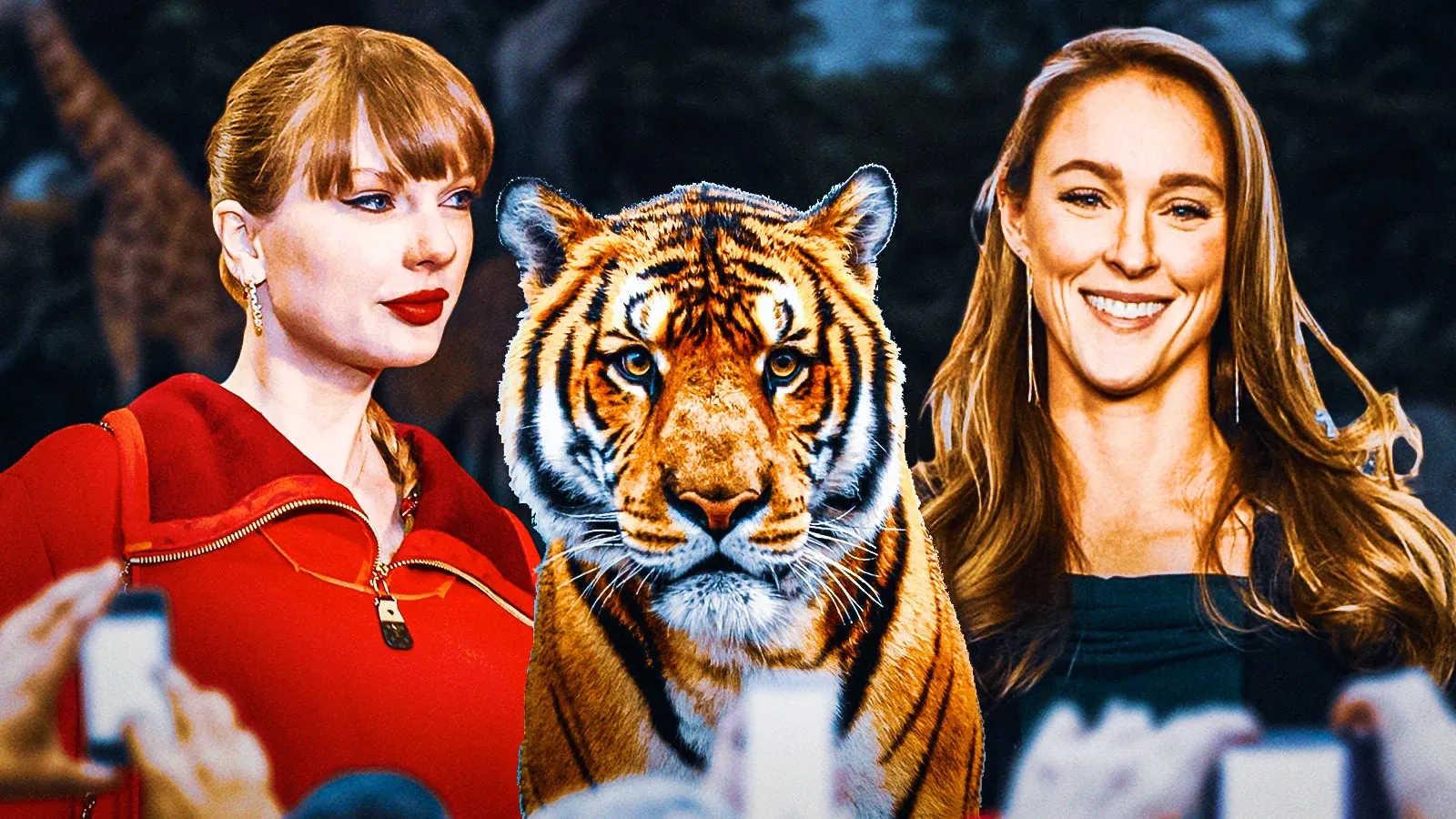 Kylie Kelce shares which Taylor Swift song zookeepers play to set the mood for tigers