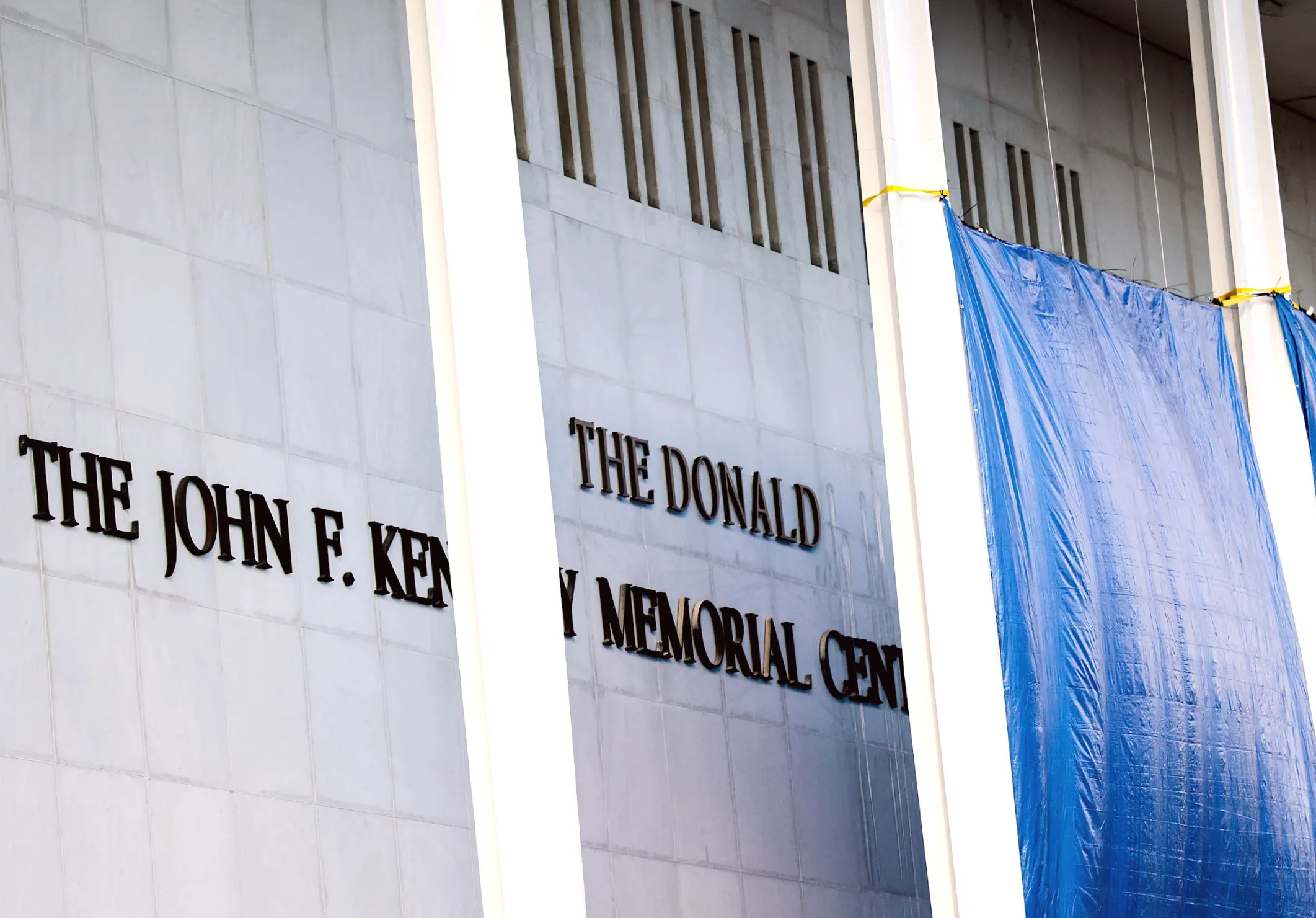 Congresswoman sues to have Donald Trump's name removed from Kennedy Center