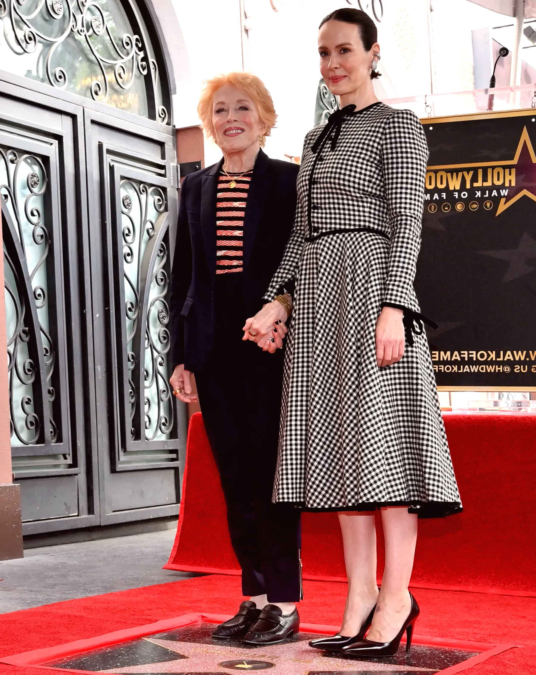 Holland Taylor praises Sarah Paulson as 'Loving and Loyal' as she receives Hollywood Walk of Fame star