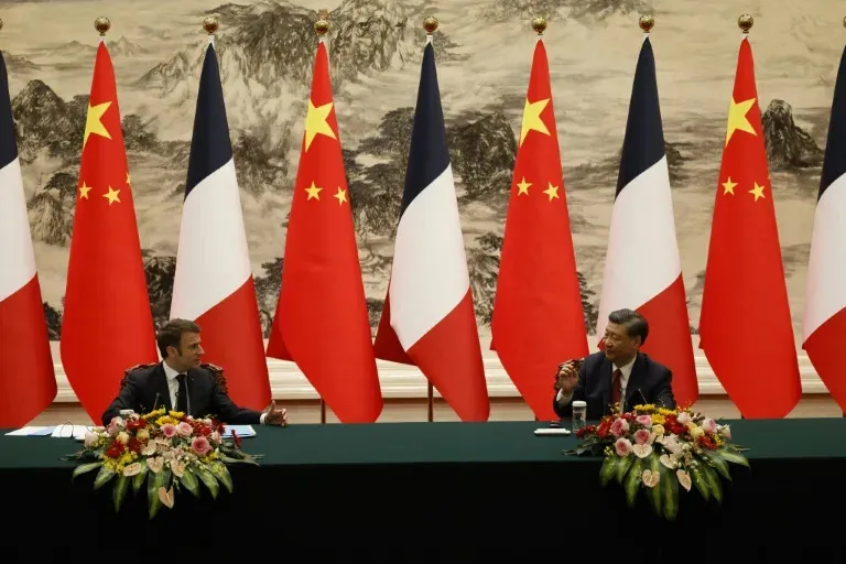 France's Macron discusses Ukraine during his visit to China