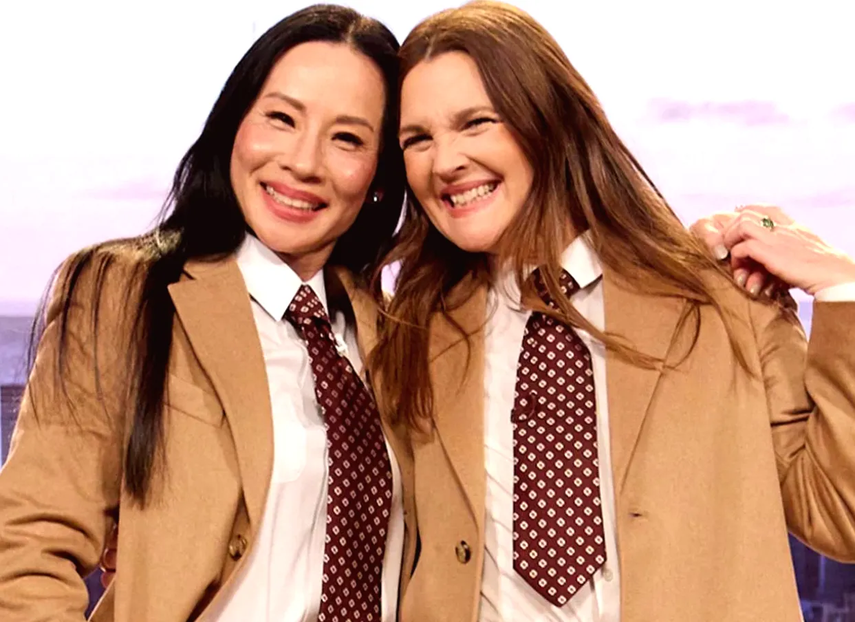 "Drew Barrymore and Lucy Liu from 'Charlie's Angels' Reunite in Coordinating Outfits: ‘That's How We Roll’"