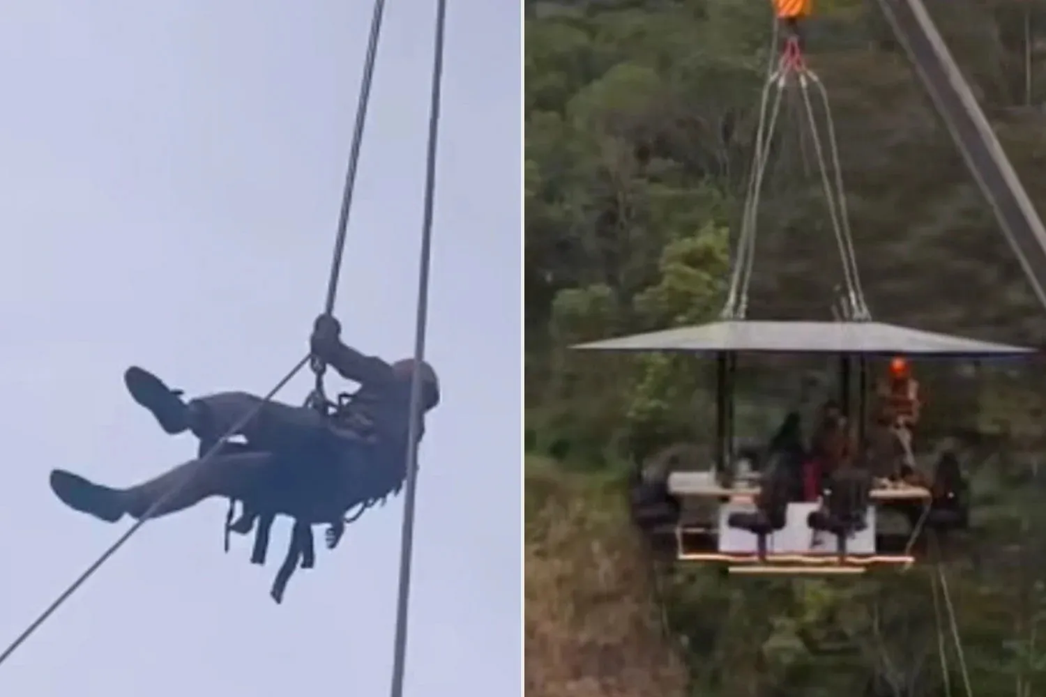 Family saved from 125-foot crane after being stuck at 'Sky Dining' for hours.