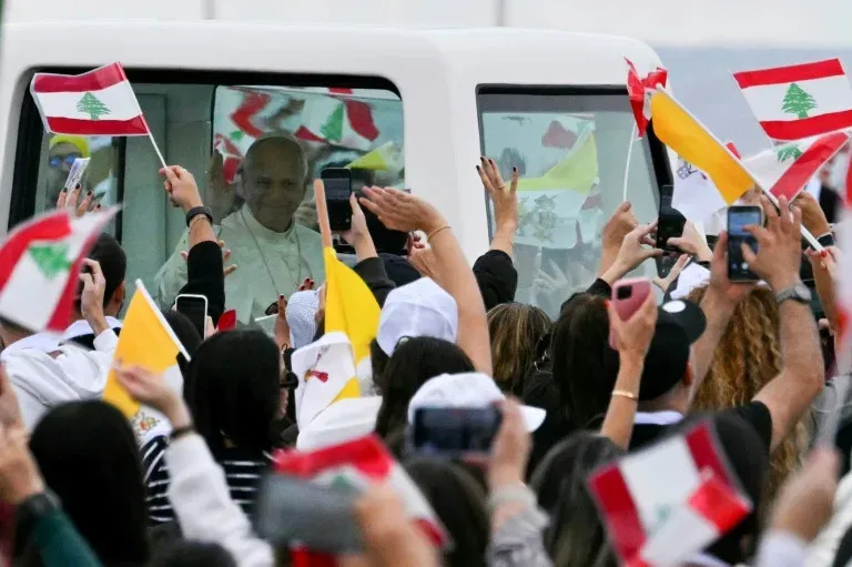 Pope Leo conducts mass in Beirut and visits site of port explosion