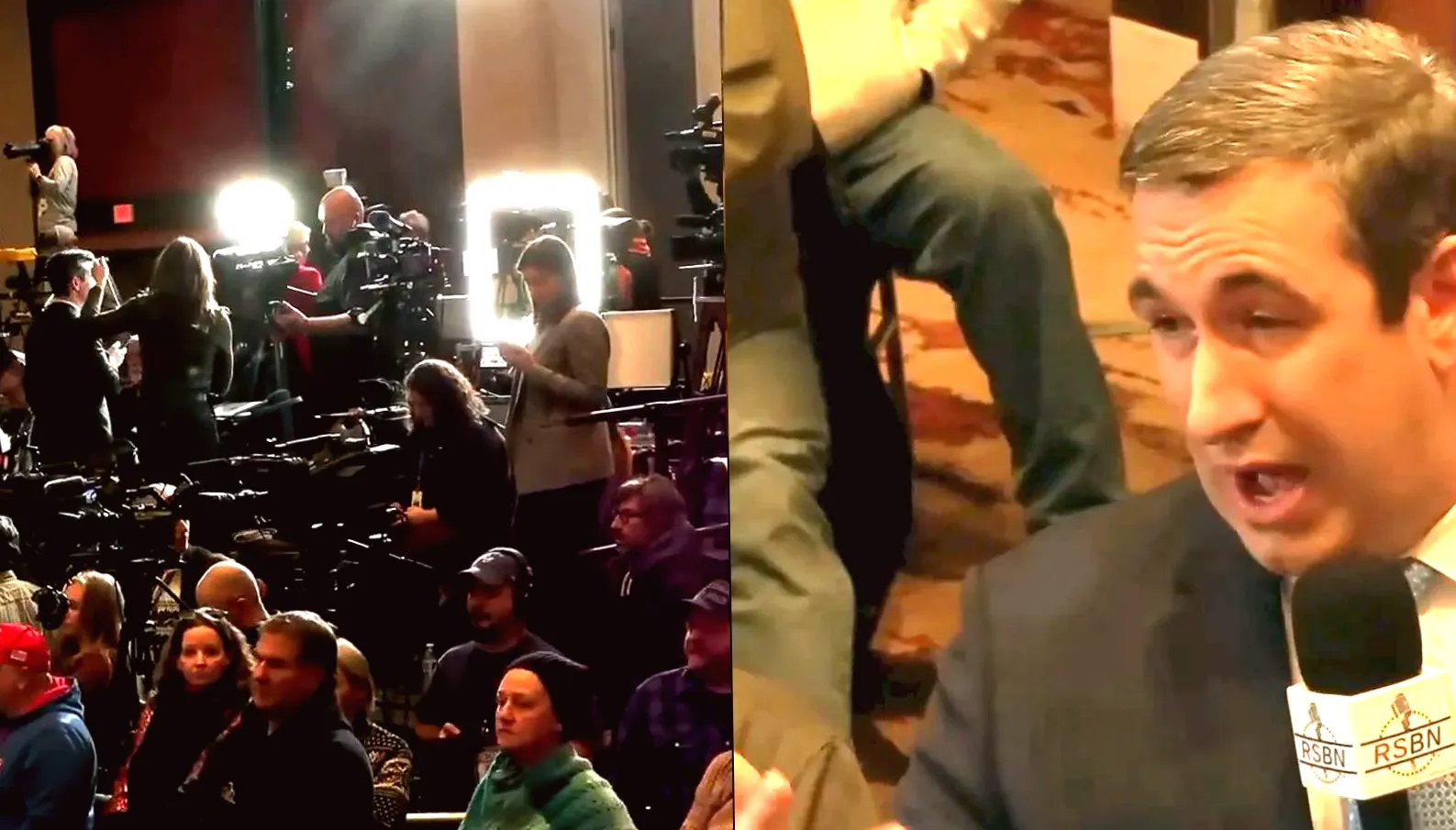 Pro-Trump Host Upset Over Being Removed from Press Area at Rally: 'Was I Being Too Honest?'