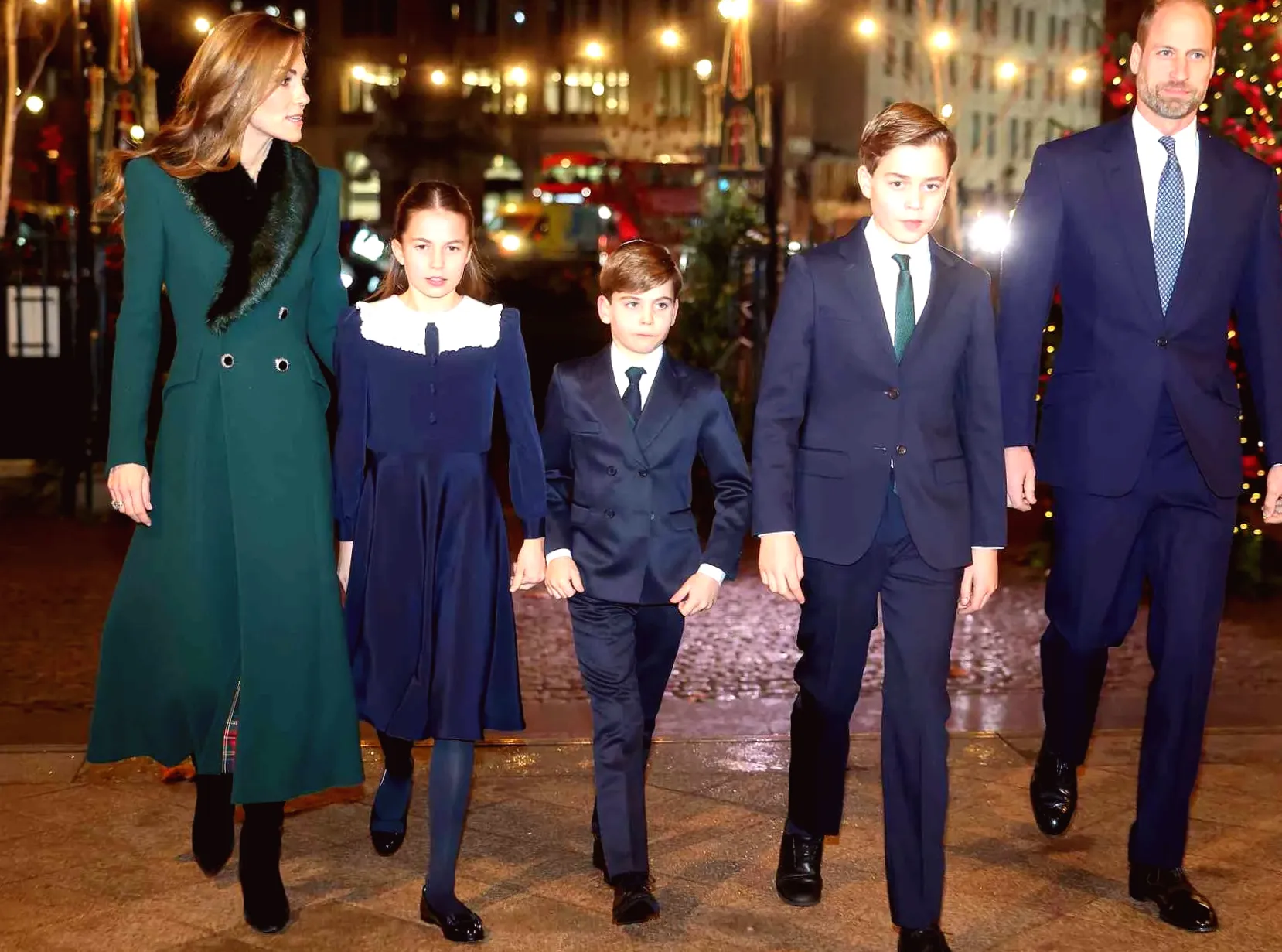 Prince George, Princess Charlotte, and Prince Louis reunite for Kate Middleton's Christmas Service after 6-month absence