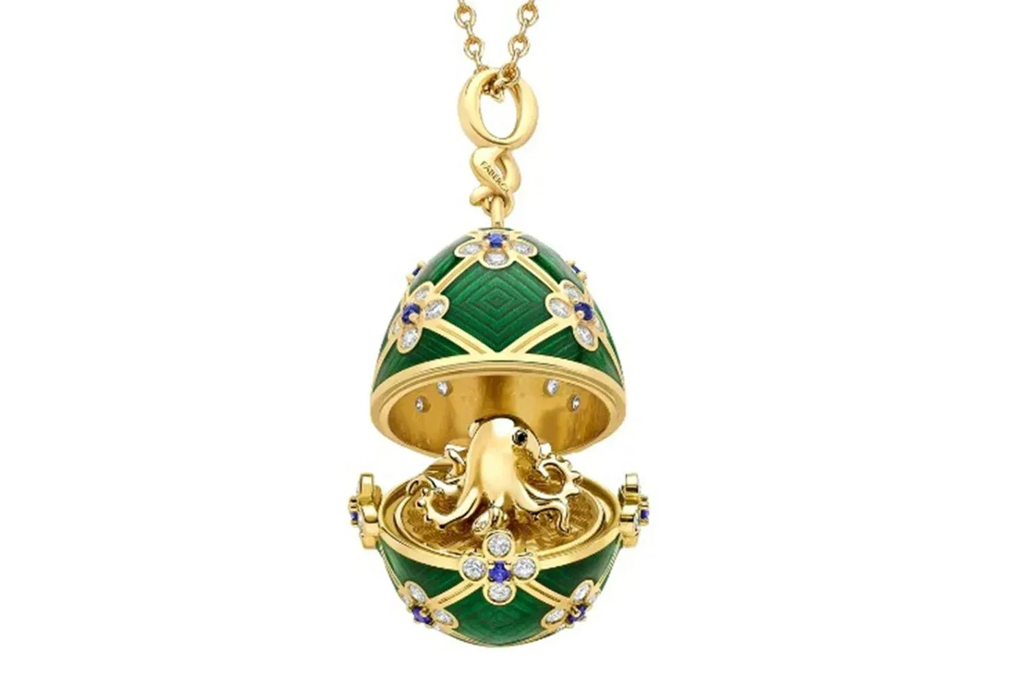 Man Under Police Surveillance After Ingesting $19k Fabergé Egg Pendant in Search of Evidence