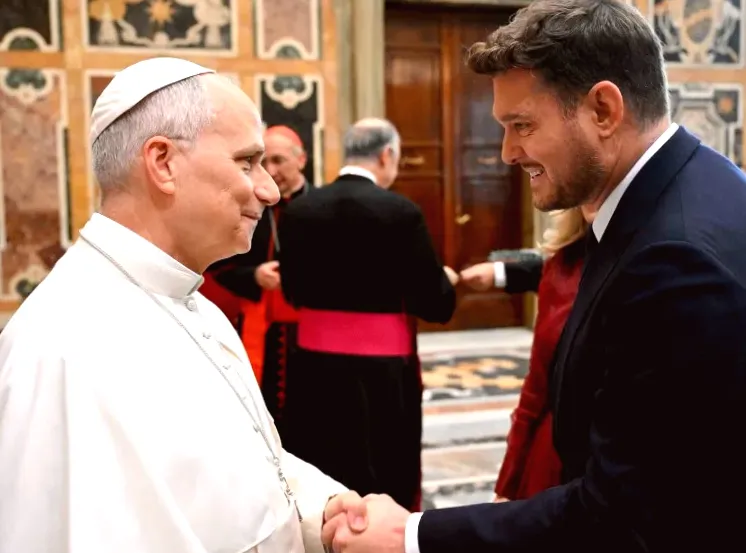 Michael Bublé considers meeting Pope Leo as 'one of the greatest moments'