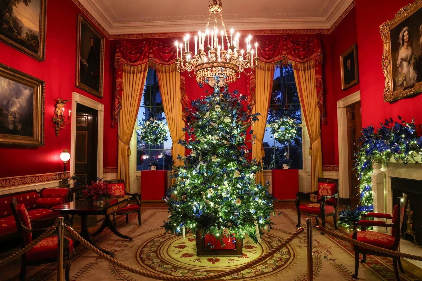 Exploring the 2025 White House Christmas Decor: A Lego Trump Portrait, ‘Be Best’ Ornaments, Butterfly Decor and Beyond