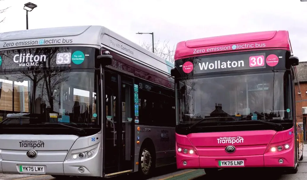 Bus company finishes £30 million electric single-deck project.