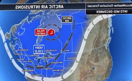 Polar vortex shift to bring more bitter cold to US through mid-December