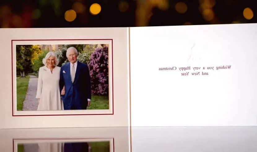 This year's royal Christmas card pays tribute to love