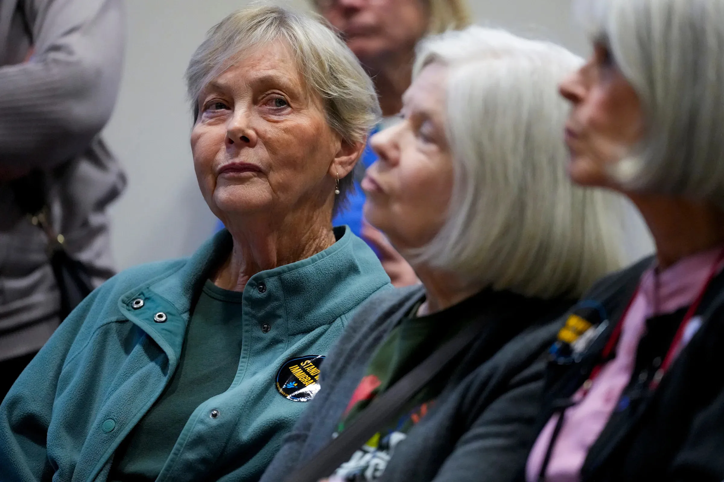 In areas supporting Trump, suburban grandmothers resist ICE