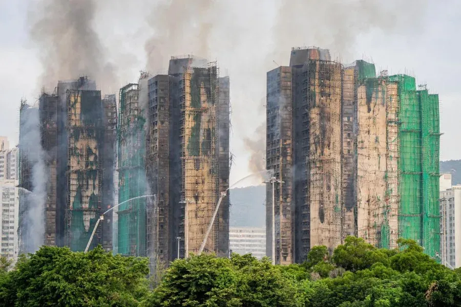 13 people arrested for suspected manslaughter in Hong Kong fire