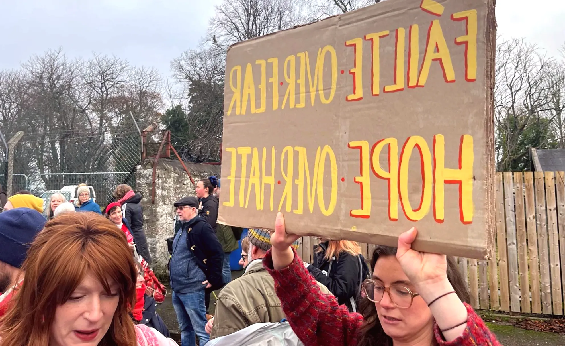 Opposing protests happening regarding asylum plans at Inverness barracks