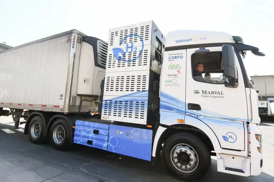 Walmart contributes to the development of Chile's first eco-friendly hydrogen-powered long-distance truck