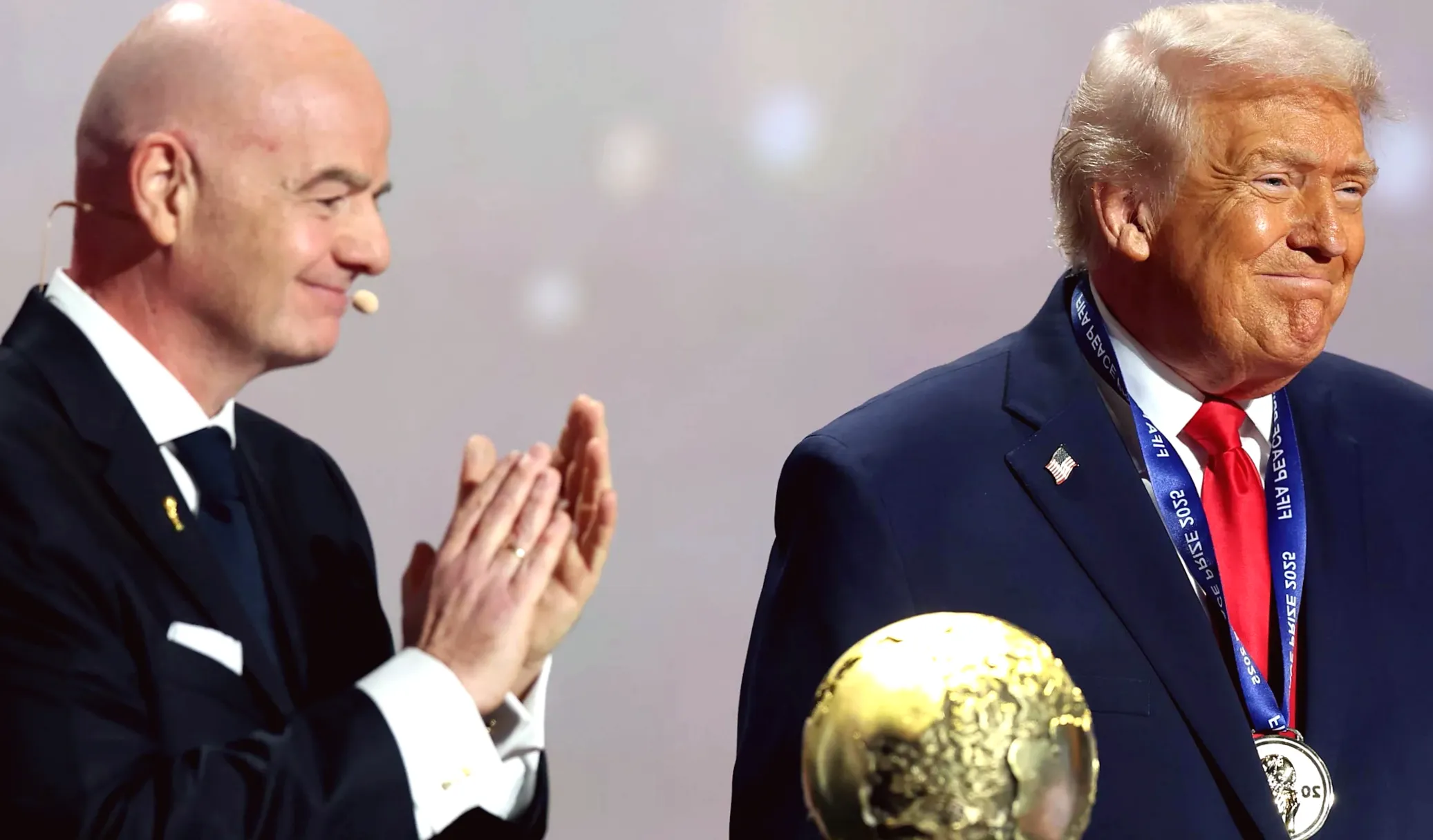 President Trump awarded inaugural Fifa Peace Prize