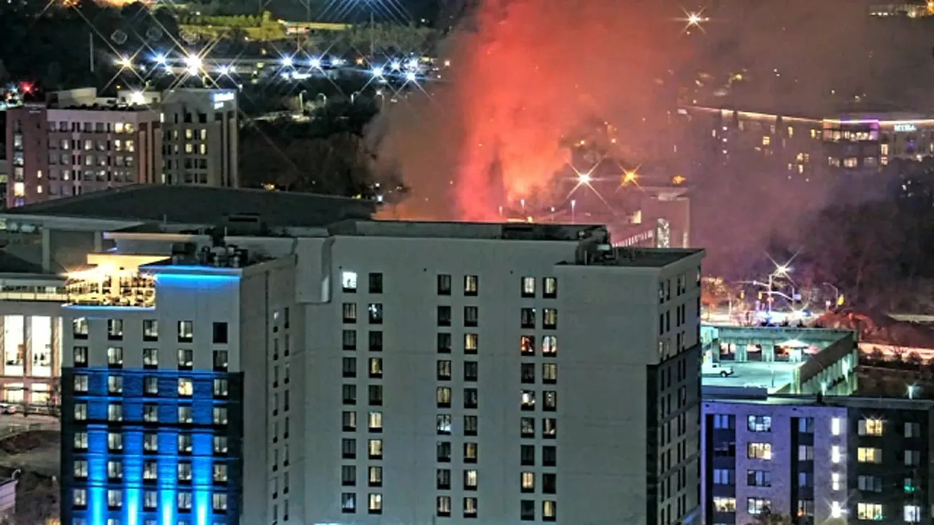 Massive fire erupts at Raleigh Convention Center