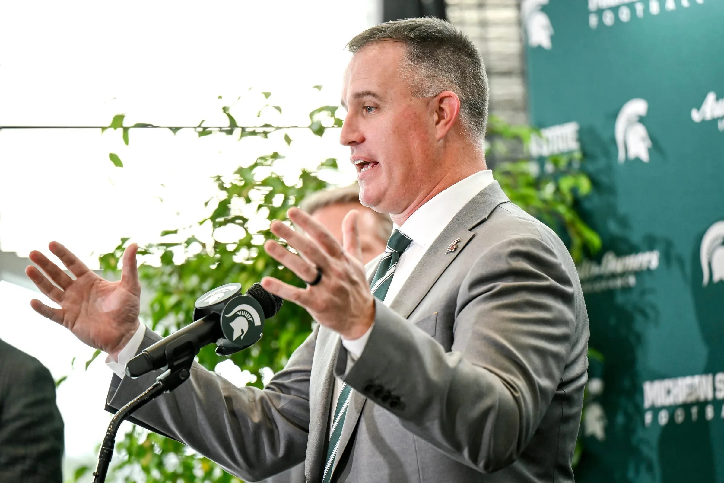 Pat Fitzgerald emphasizes the need for Michigan State football to improve strength