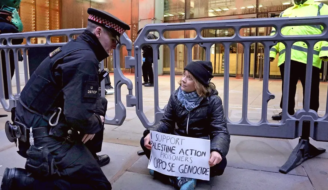 Greta Thunberg detained for backing Palestinian prisoners on hunger strike at London demonstration