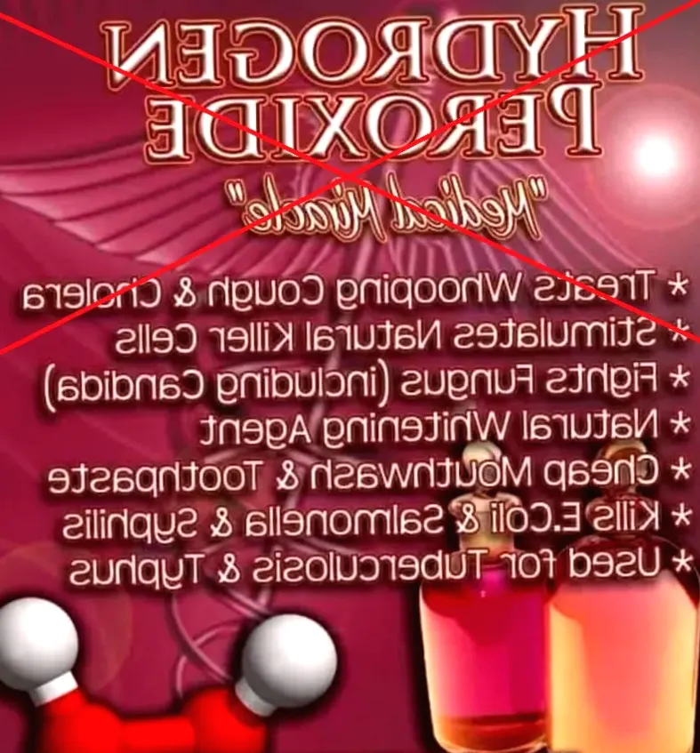 Using hydrogen peroxide is not an effective remedy for whooping cough