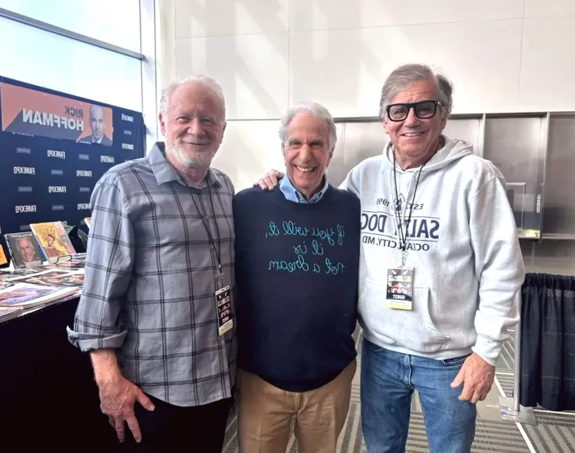 'Happy Days' Stars Henry Winkler, Anson Williams, and Don Most Reunite as the 'Three Amigos'