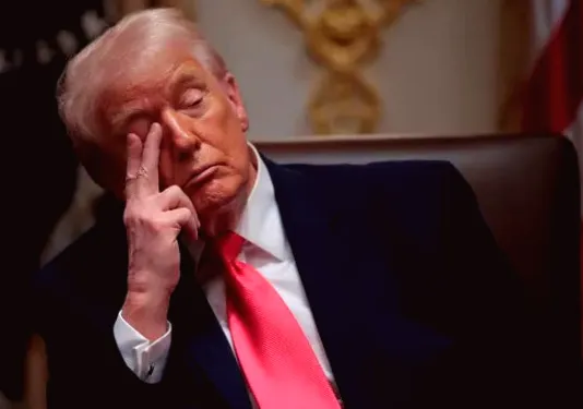 This is Trump's Appearance at a Recent Meeting