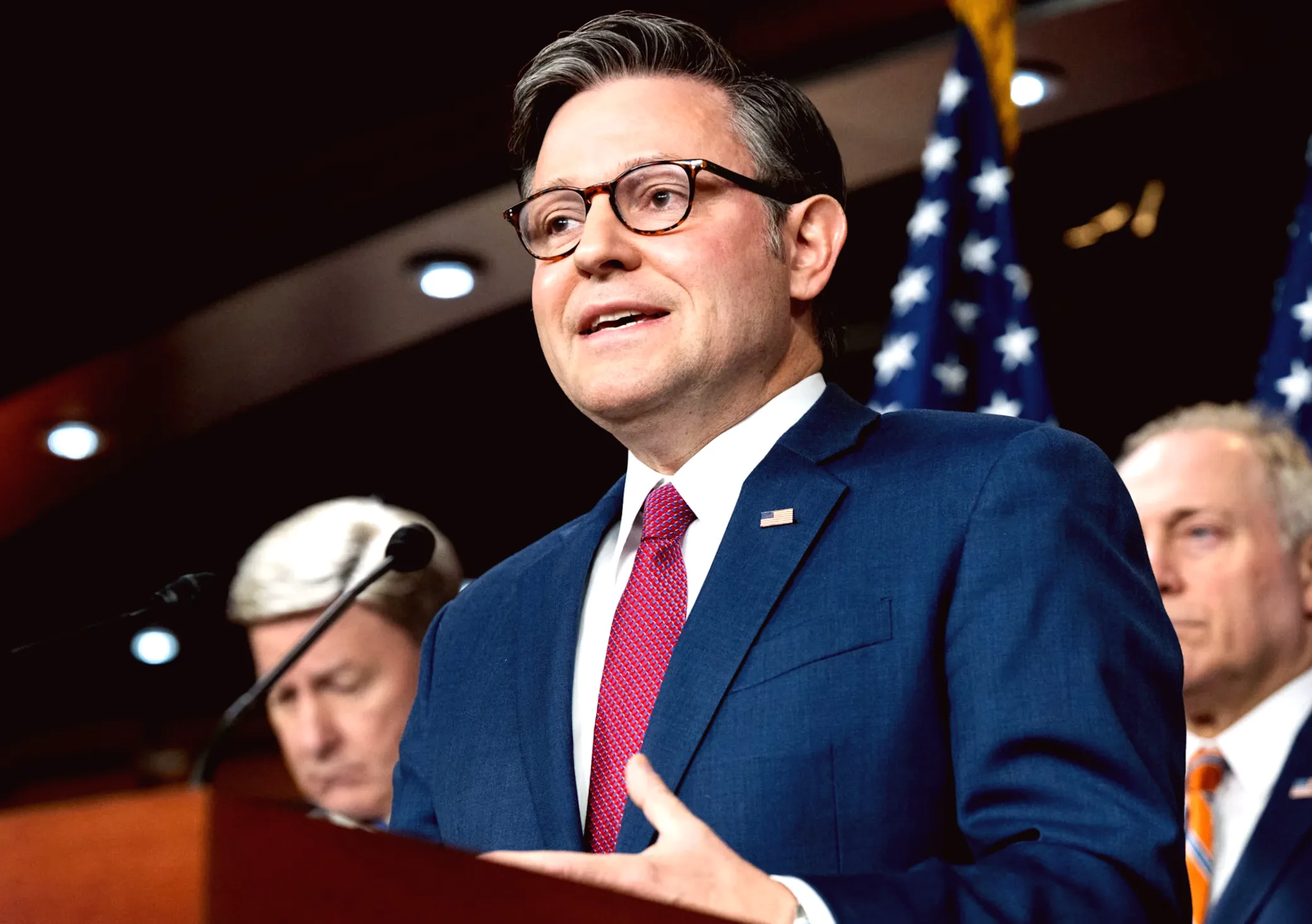 House Republican accuses Mike Johnson of acting as a staff member for Trump in order to keep him weak