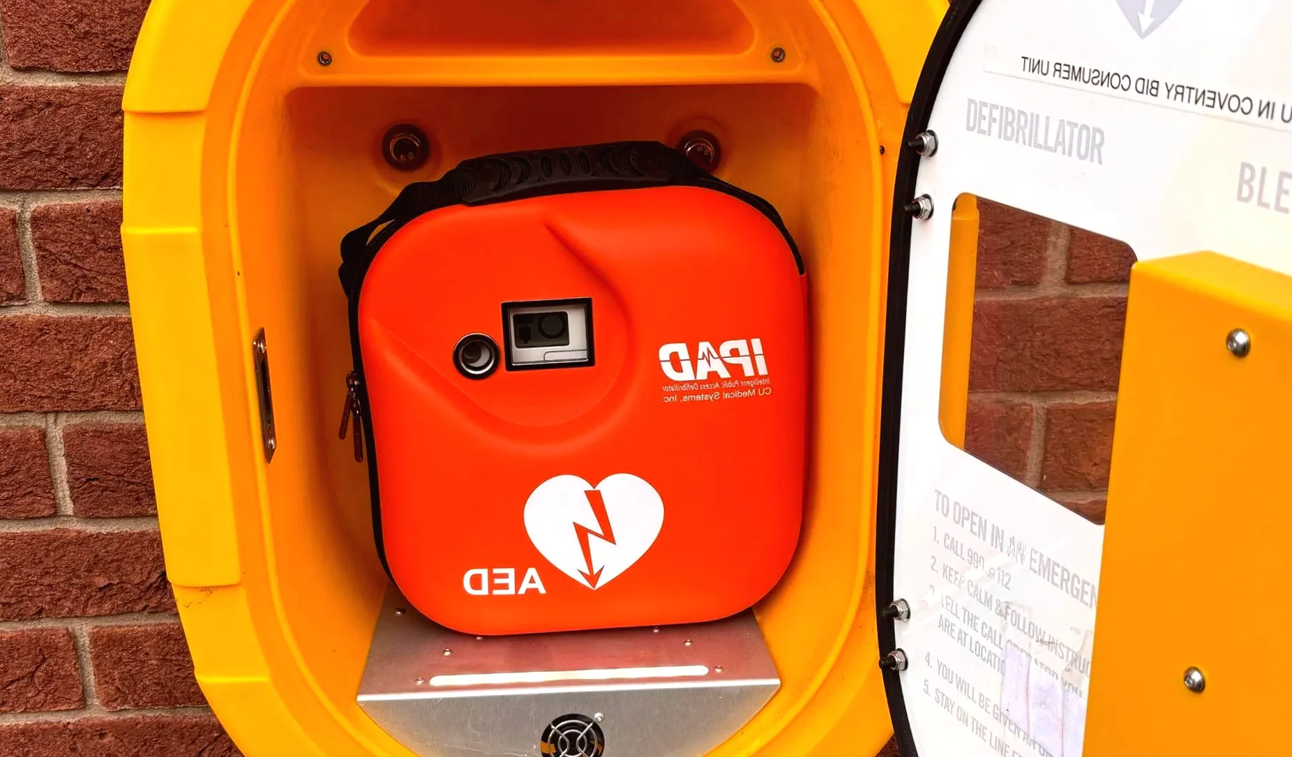 Emergency plea for lost defibrillator