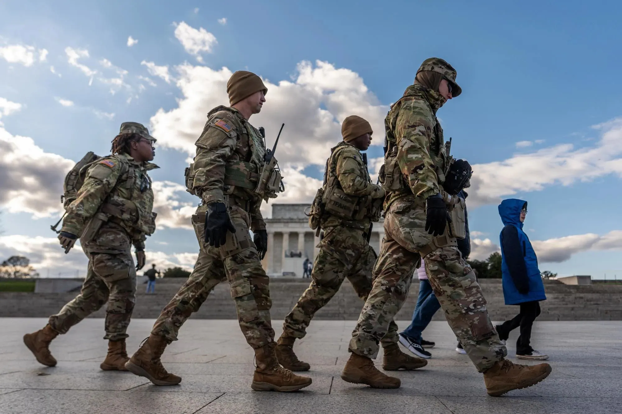 Pentagon confirms all National Guard soldiers deployed in Washington DC are now armed