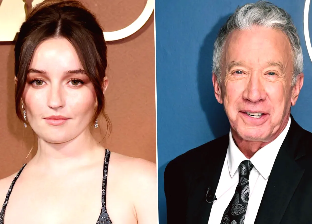 Kaitlyn Dever reunites with former TV dad Tim Allen on "Shifting Gears" set