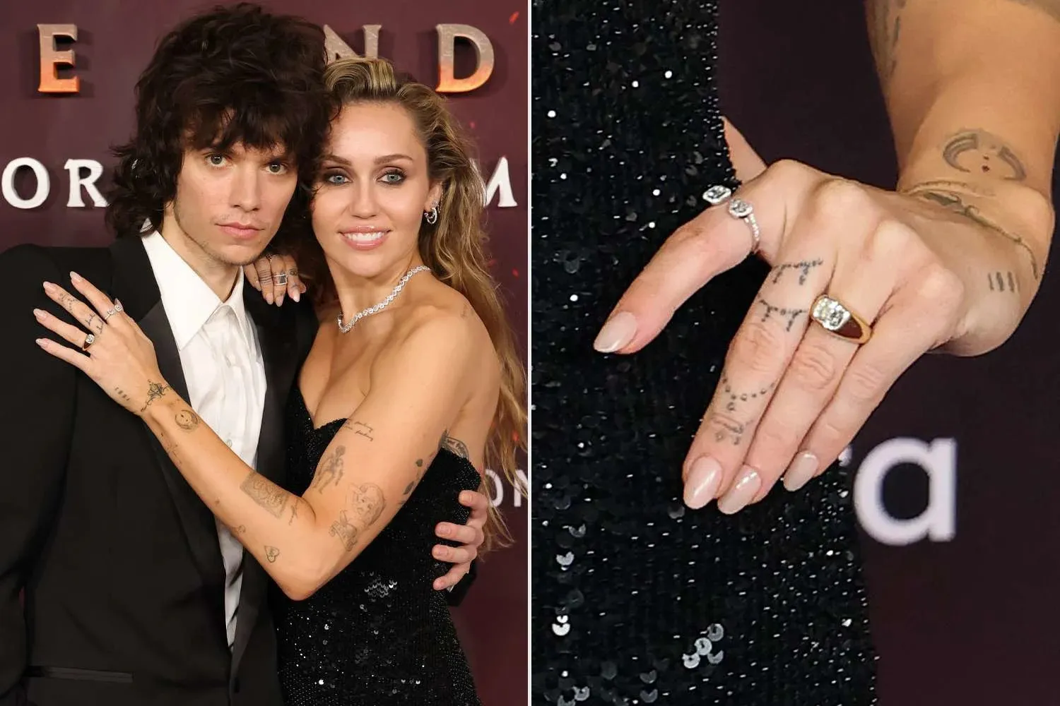 Miley Cyrus Sparks Engagement Buzz with Maxx Morando at "Avatar: Fire and Ash" Premiere with Ring on "That" Finger